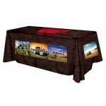 Custom Imprinted Polyester Digital Direct Print Table Cover 4 sided, 8 foot