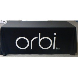 Silk-Screen Logo on Poplin Table Throws with Logo