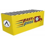 6' -4 sided Dye Sublimated Box Fitted Table Cover with Logo
