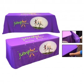 Personalized All Over Full Color Dye Sub Convertible Table Cover: 6' fitted to 8' flat  Personalized All Over Full Color Dye Sub Convertible Table Cover: 6