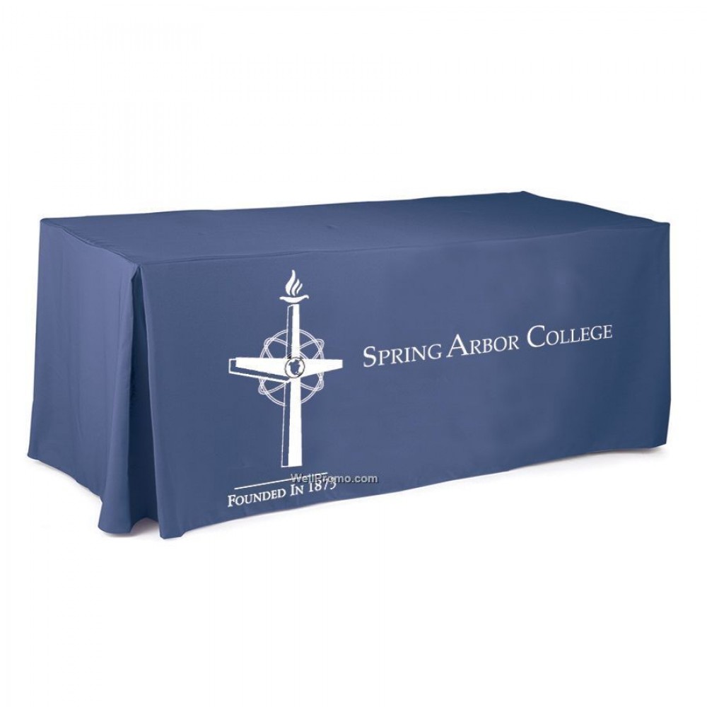 Custom Printed 6' Full Poly Poplin Display Cloths with Silk-screen Custom Printed 6' Full Poly Poplin Display Cloths with Silk-screen