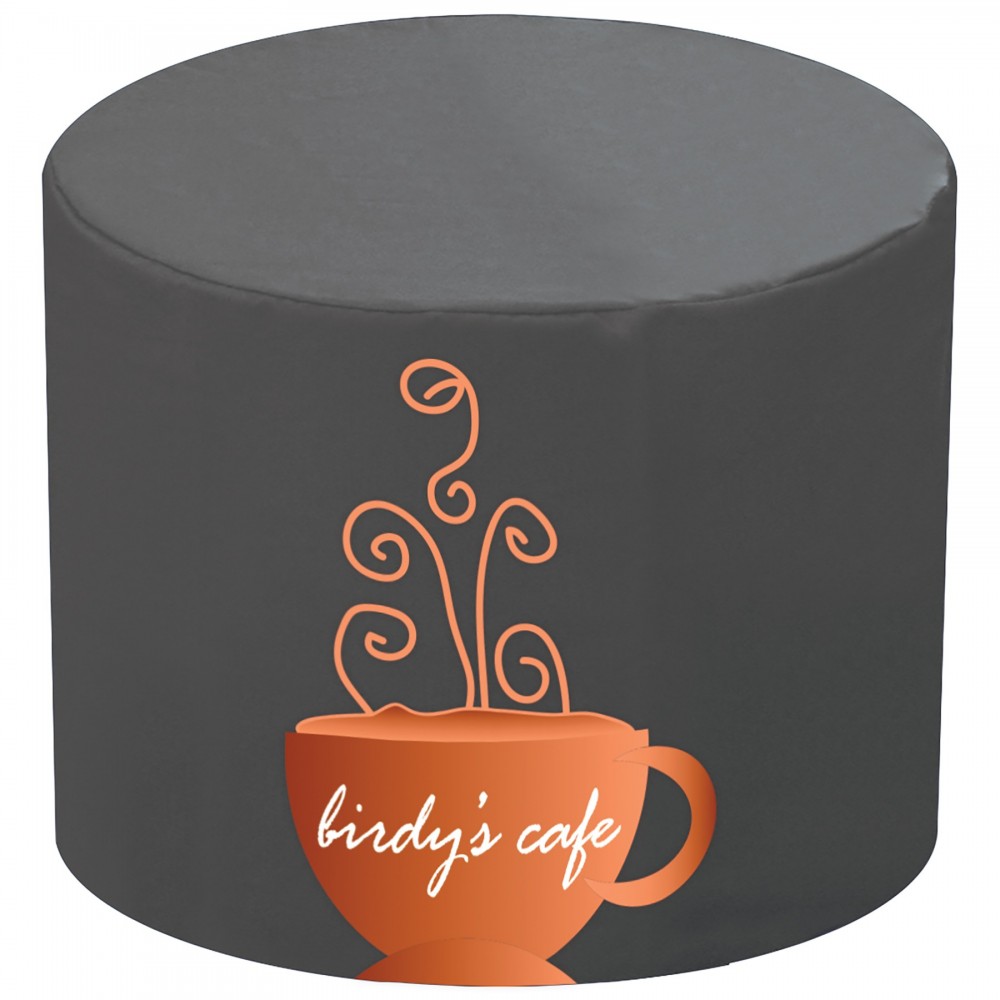 37.4" x 28.7" Round Fitted Style Table Cover with Logo