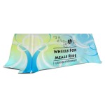 6' - 8' Convertible Table Throw, Full-Color Dye-Sublimation, Sewing Custom Printed
