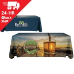 Customized 24 - Hour 6' Custom Throw Style Table Cover