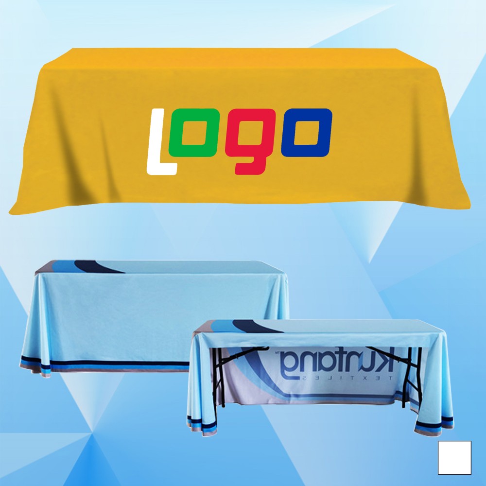 Customized 8ft Table Cover Stock Color Customized 8ft Table Cover Stock Color