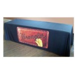 Promotional 4' ABSOLUTE TABLE THROWS Full color. 4 sides & Top.