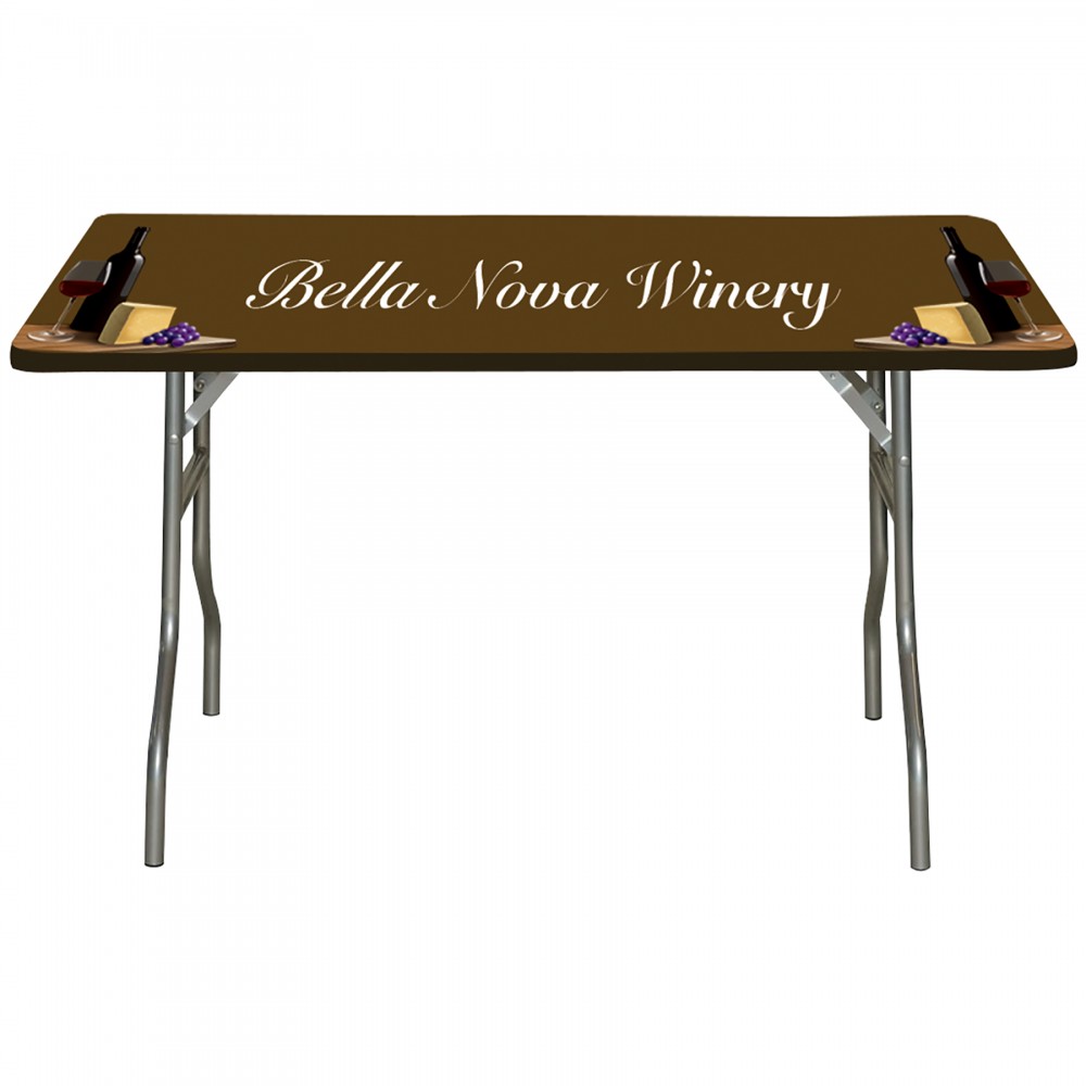 6' Table Topper with Logo 6' Table Topper with Logo