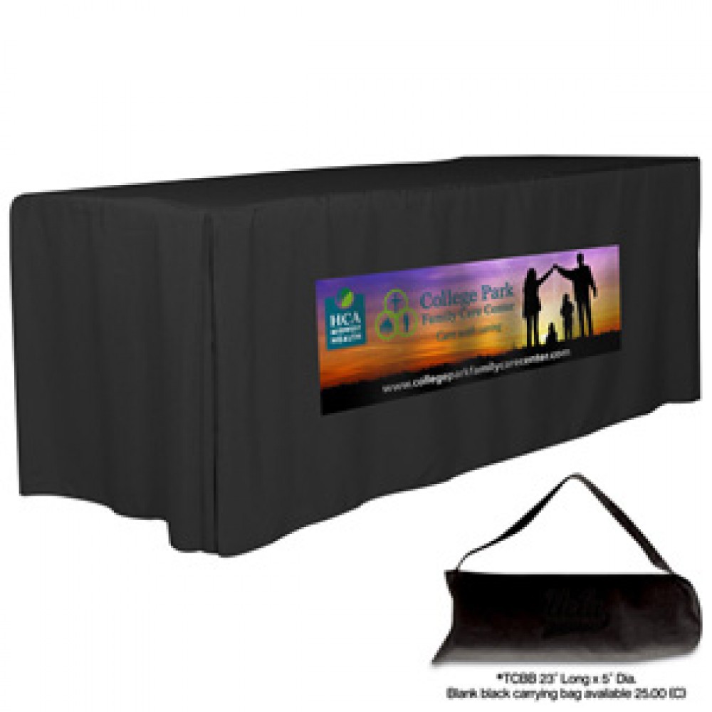 "Omaha 6" 4-Sided Fitted Style Table Cover (Full Color Imprint) with Logo "Omaha 6" 4-Sided Fitted Style Table Cover (Full Color Imprint) with Logo