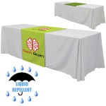 30" x 60" Liquid Repellent Table Runner Polyester Full Color Full Bleed Dye Sublimation with Logo