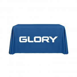 4 Ft 3-Sided Table Throw with Logo