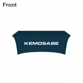 Personalized 6 Ft Closed-Back Stretch Table Cloth With Zipper