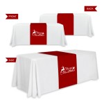 30" X 88" Premium Standard Table Runner(Full Color Dye Sublimation) with Logo