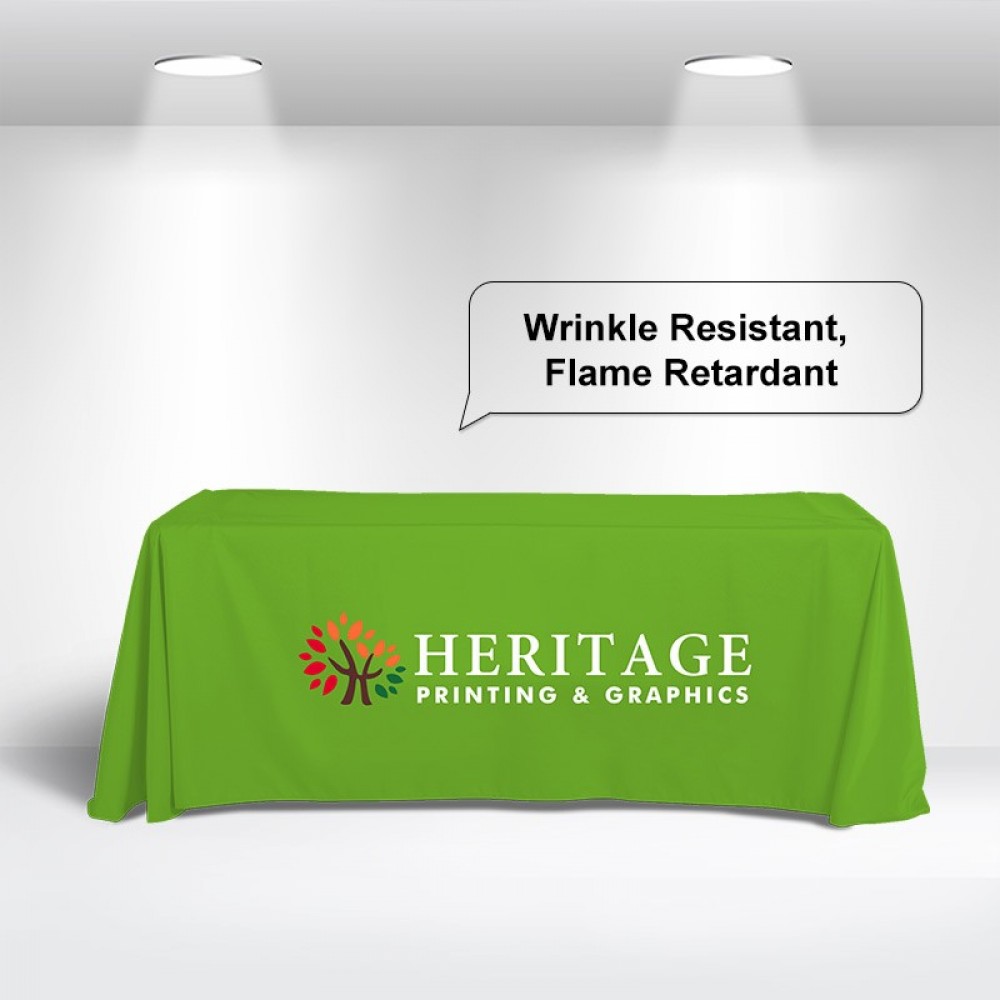4' Table Cover w/Full Color Overall with Logo
