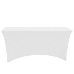 Logo Branded IMPORT 6' Stretch Open-Back Full Color Table Throw