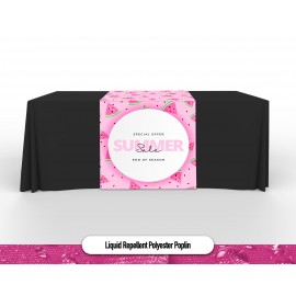 Personalized Liquid Repellent 30" x 84" Table Runner, Full Color