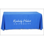 Custom Printed 6' Spandex Stretch Style Throws with Front Panel Dye Sub