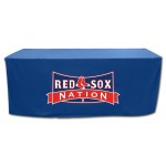 6' Premium PolyKnit Fitted Style Table Cover w/Full Color Logo (72"x30"x29") with Logo