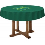 30" Draped Round Sublimation Dye Table Throw with Logo