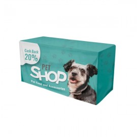 IMPORT 4' Fitted Full-Color Table Throw with Logo