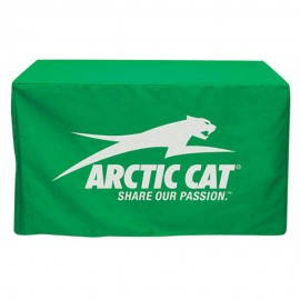 Fitted 3-sided Table Cover - fits 4 foot standard table with Logo