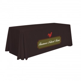 6' Standard Table Throw (Full-Color Front Only) with Logo  6
