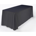 Logo Branded 8' Full-Color Dye-Sub Front Printed Tablecloth Throw Style