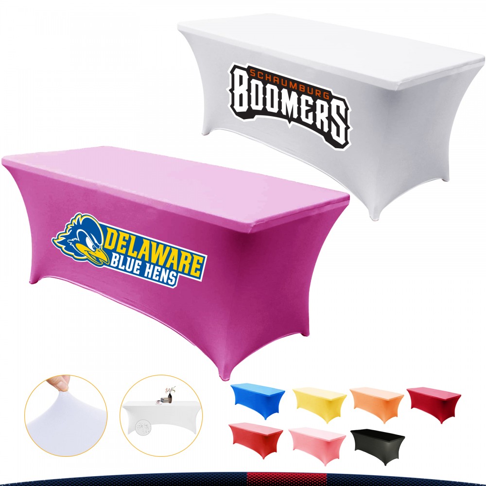 6' Stretch Table Cloth with Logo