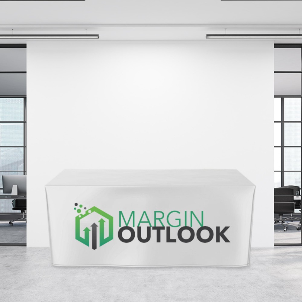 8FT Fitted Trade Show Table Cover - Full Color Imprint with Logo 8FT Fitted Trade Show Table Cover - Full Color Imprint with Logo