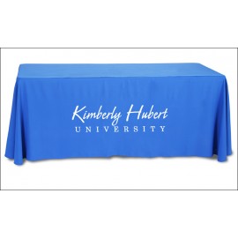 6' Spandex Stretch Style Bistro Height Throws with Front Panel Dye Sub Custom Imprinted