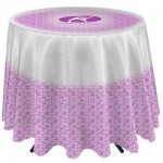 Nexis Caf Table Throw with 27" overhang 31.5" Logo Branded