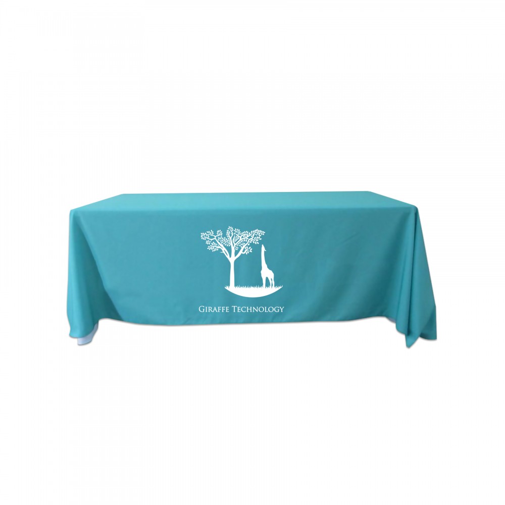 Customized 4 Ft 3-Sided Table Throw