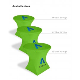 Customized Table Cover Stretch Round (32" Dia X 43" High)  Customized Table Cover Stretch Round (32" Dia X 43" High)