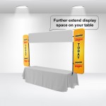 Promotional Full Color Table Top Banner - Side Panel