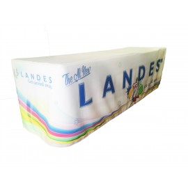 8' Table Cover w/Full Color Front & Sides with Logo  8