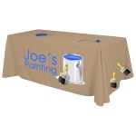 Custom Imprinted 4' x 30" top x 36" H Standard Table Throw (Full Color Print) Dye Sublimation