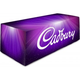 8' Fitted Sublimated All-Over Table Cover with Logo  8