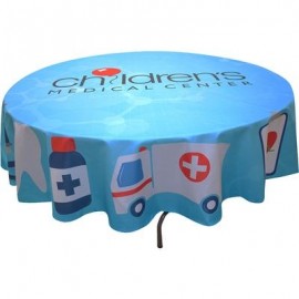 Promotional Full Color Round Table Covers for 5' Diameter Tables  Promotional Full Color Round Table Covers for 5