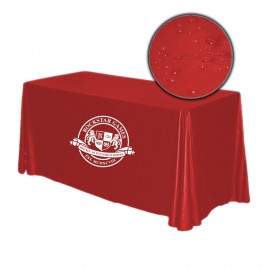 Custom 6', Full, Radius, 42"H, DURA Silk Screen 1 Color Table Throw  Custom 6