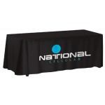 Personalized 6-ft. NON-FITTED Front Print ONLY Table Cover (with Stock Fabric Color)