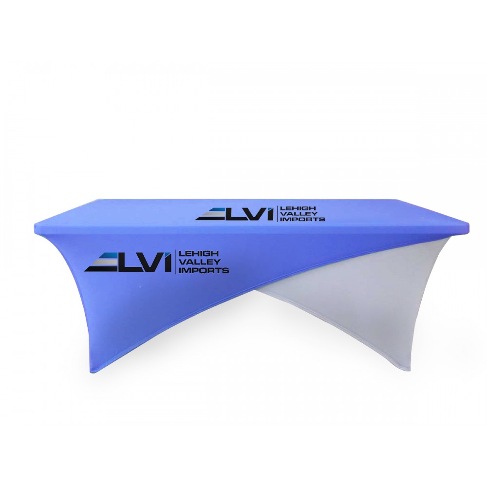 Personalized 8' x 2.5' Cross Over Table Cover Personalized 8' x 2.5' Cross Over Table Cover