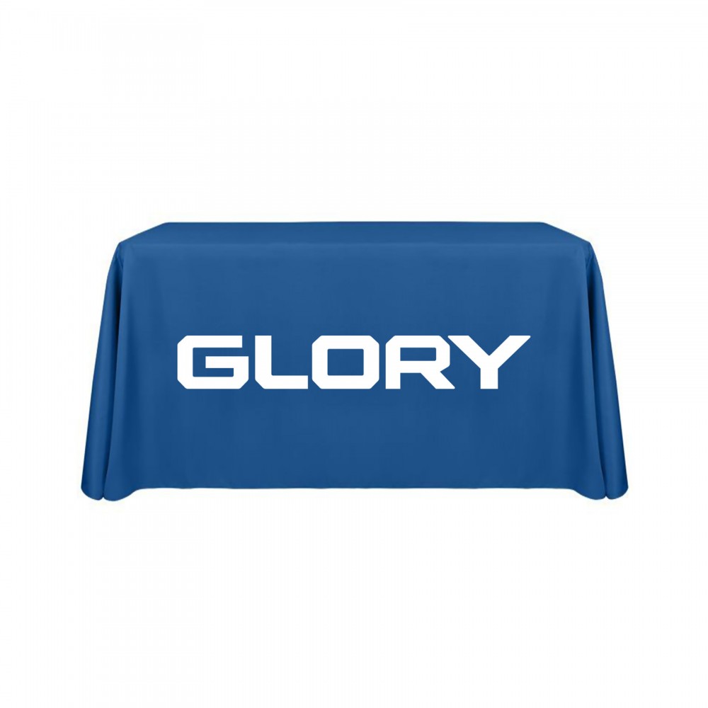 Logo Branded 4 Ft 3-Sided Table Throw Logo Branded 4 Ft 3-Sided Table Throw