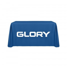 Logo Branded 4 Ft 3-Sided Table Throw  Logo Branded 4 Ft 3-Sided Table Throw