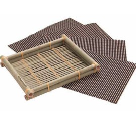 Bamboo Table Mats - Set of 4 with Logo