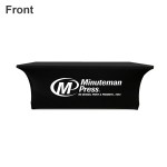 Logo Branded 8ft Open-back Stretch Tablecloth