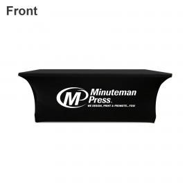 Logo Branded 8ft Open-back Stretch Tablecloth