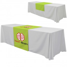 30" x 72" Table Runner Polyester Full Color Dye Sublimation - Made in the USA with Logo