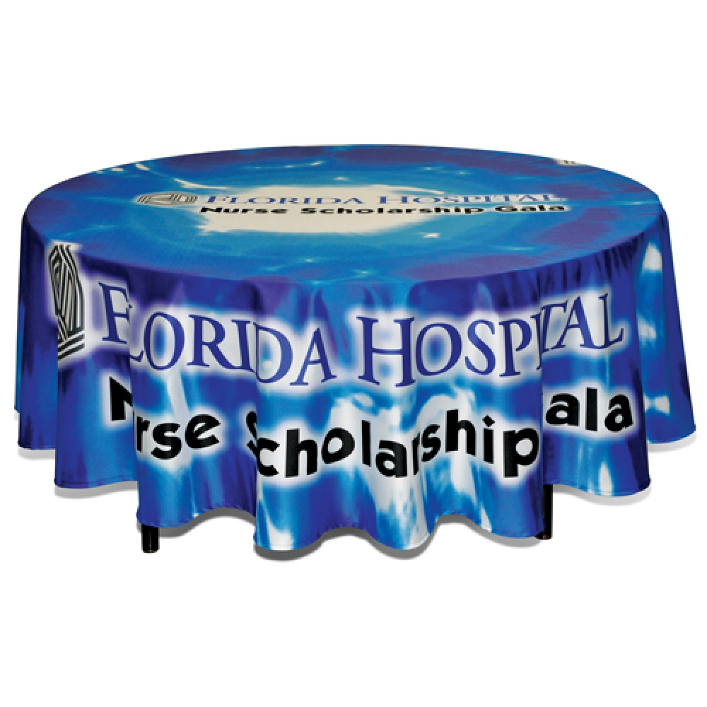 Round Table Throw (48"x30") Custom Imprinted Round Table Throw (48"x30") Custom Imprinted