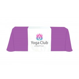 Personalized 36''x88'' Economy Table Runner - 6oz Polyester w Digital Print  Personalized 36