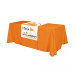 Promotional Table Runner - (Top, 18" front) - All Over Dye Sub
