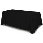 Custom Printed Solid Color Table Throw 90" x132"
